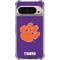 Clemson University Tiger Print Purple Pixel 9/9 Pro Clear Case